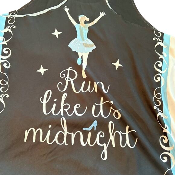Athletic Tank - Cinderella Run Like It’s Midnight  - XL - Like New - Picture 3 of 8